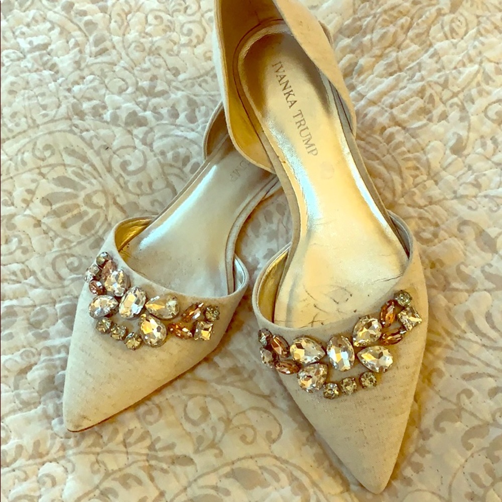 Ivanka Trump Jeweled Flats